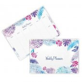 Haftalık Planlayıcı (Sümen) - A4 Boy Çiçekli - 1