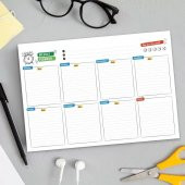 Mod Haftalık Planlama Not Defteri Mode Weekly Planner Notebook - 1