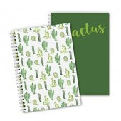 İkili Kaktüs A5 Spiralli Defter - 1