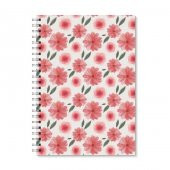 Üçlü Çiçekli A5 Spiralli Defter - 2