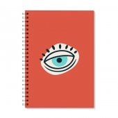 İkili Eğlenceli Desenli A5 Spiralli Defter Notebook - 3