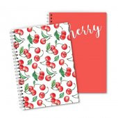 İkili Kiraz A5 Spiralli Defter - 1