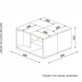 Orta Sehba ve zigonlu piramit sehpa - 3