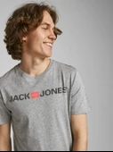 JACK JONES Yazılı Erkek Tişört 12137126 thumbnail 6