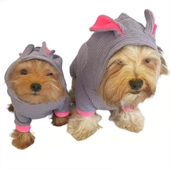 Sweet Bunny Kulaklı Köpek Tulumu Kıyafeti - 5