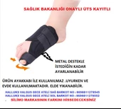 Ayak Baş Parmak Yönelmesi Eğilmesi  Parmak Düzeltici Atel Koruyucu Kılıf 1çift - 4