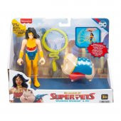 Imaginext Dc League Of Super Pets Kahramanlar ve Hayvanlar Wonder Woman ve Domuz PB - 1