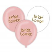 Helyuma Uyumlu BRİDE TO BE Balon 12 inç 5 Adet BRIDE TO BE Balon 12 inch - 1