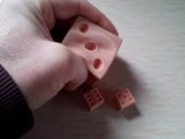 Oyun Zarı 2 adet zar seçme sayı belirteç kura seçici düzenleyici - 6