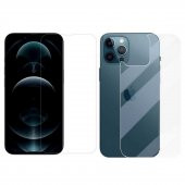 iPhone 13 Pro Max Ekran Ön Ve Arka Koruyucu Temperli Cam - 1