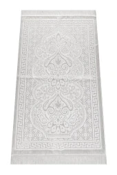 Kadife Seccade İnci Velvet Pearl - Krem thumbnail 1