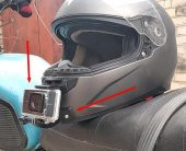 Kask Aksiyon Kamera Tutucu Plastik Aparat - 2