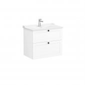 Vitra Root Classic 80 cm Beyaz Çekmeceli Banyo Dolabı Alt Modül Lavabo thumbnail 1