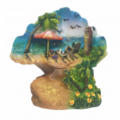 3D KABARTMA POLYESTER DOĞA DENİZ TEMALI OBJE-003 - 1