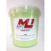 M1 ART Akrilik Boya 1.kg --10 Renk Seçeneği, Ahşap, Tuval, Seramik , Duvar ,Taş - 6