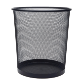 Mas Çöp Kovası Metal Tam Perforeli 10 LT Siyah 854 - 1