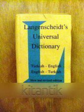 LANGENSCHEIDT'S  UNIVERSAL DICTIONARY  Turkish- English / English-Turkish - 1