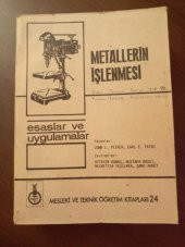 METALLERİN İŞLENMESİ  "Esaslar ve Uygulamalar" - 1