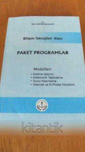 BİLİŞİM TEKNOLOJİLERİ ALANI  * PAKET  PROĞRAMLAR * - 1