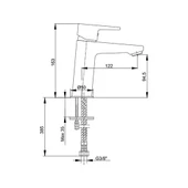 E.C.A. Dalia 102188111 Lavabo Bataryası - 2