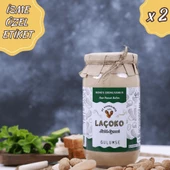 LAÇOKO 2Kg İsme Özel Şekersiz,Saf,Katkısız,Glutensiz,Vegan,Doğal Az Kavrulmuş(Çiğ) Fıstık Ezmesi - 1