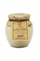 Laçoko Şekersiz Katkısız Glutensiz Doğal Az Kavrulmuş Çiğ Parçacıklı Ballı Fıstık Ezmesi 350 G - 1