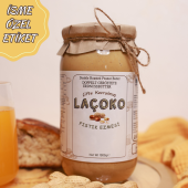 LAÇOKO 1 Kg İsme Kişiye Özel Şekersiz, Saf, Katkısız Fıstık Ezmesi Glutensiz, Vegan, Doğal Çifte Kavrulmuş Yer Fıstığı Ezmesi Peanut Butter - 1