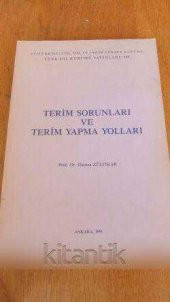 TERİM SORUNLARI VE TERİM YAPMA YOLLARI - 1
