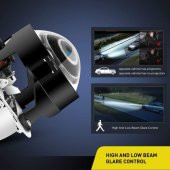 Nilight H1, H4/H7 2.5" BI-XENON Far Dönüşüm Kiti - 5