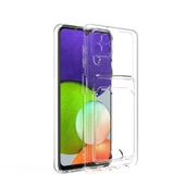 Galaxy A12 Kılıf Setra Kartlıklı Şeffaf Silikon Kılıf thumbnail 3