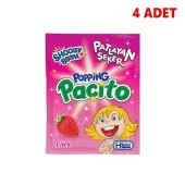 Hleks Popios Pat layan Şeker Çilekli (4 Adet) - 1