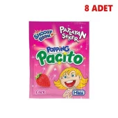 Hleks Popios Pat layan Şeker Çilekli (8 Adet) - 1