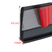 Üniversal Elastik Çamurluk Dodik Seti Poliüretan Çamurluk Kaplaması 45 mm x 6 metre Montaj Setli Siyah thumbnail 8