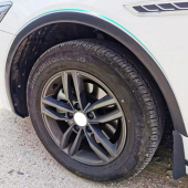 Üniversal Elastik Çamurluk Dodik Seti Poliüretan Çamurluk Kaplaması 45 mm x 6 metre Montaj Setli Siyah thumbnail 10