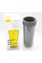 Paşabahçe Zest Glass Uzun Çatal Kaşıklık Gri 43756 - 1