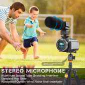 YEEHAO Video Kamera 1080P 36MP 3.0 İnç IPS Dokunmatik Ekran IR Gece Görüş 16X Harici Mikrofon - 3