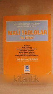 Muhasebe Sistemi Uygulama Genel Tebliği'ne göre  MALİ TABLOLAR '' EL  KİTABI  '' - 1