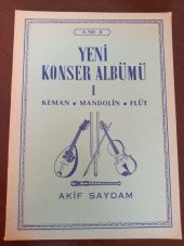 YENİ KONSER ALBÜMÜ - I    (  MANDOLİN - KEMAN - FLÜT  ) - 1