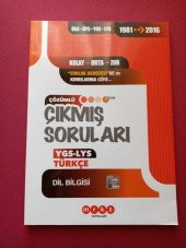 ÖSS*ÖYS*YGS*LYS  1981  -  2016 /  ÇÖZÜMLÜ ÖSYM ÇIKMIŞ SORULARI   *  YGS-LYS   *  TÜRKÇE - DİLBİLGİSİ - 1