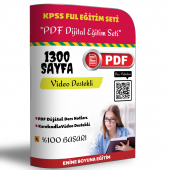 KPSS FUL PDF Eğitim Seti (1300 Sayfa) - 1