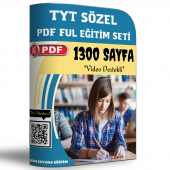 2026 TYT SÖZEL PDF FUL Eğitim Seti (1300 Sayfa) - 1