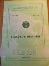 FAKÜLTE DERGİSİ   Cilt: 40  Sayı: 1 - 2 - 1