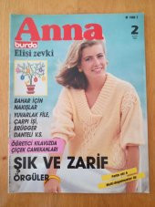 ANNA  burda  Elişi zevki * 2 ŞUBAT 1985 / Öğretici Kılavuz: Çiçek Camekanları * ŞIK VE ZARİF ÖRGÜLER * YUVARLAK FİLE,ÇARPI İŞİ,BRÜGGER DANTELİ.. - 1