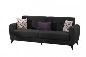 İpek Mobilya Mimoza 3lü Kanepe ( KOYU GRİ ) - 1