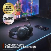 Steelseries Arctis Nova 7 Wireless Ve Bluetooth Kablosuz Oyuncu Kulaklığı - Siyah - 6