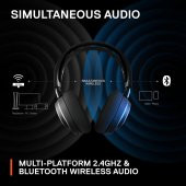 Steelseries Arctis Nova 7 Wireless Ve Bluetooth Kablosuz Oyuncu Kulaklığı - Siyah - 8