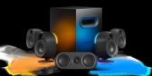 SteelSeries Arena 9 RGB 5.1 Surround Optik ve Bluetooth Bağlantılı Oyun Hoparlörü - 1