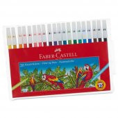 20 Renk Keçeli Kalem Yıkanabilir Su Bazlı Faber 20 li Keçeli Kalem 1 Paket thumbnail 2
