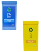 2’li Geri Dönüşüm Kutusu - Sıfır Atık Kutusu Set - 1