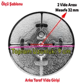 Dinar Satine Eskitme Antik Bakır Metal (5 ADET) Mobilya Mutfak Çekmece Dolap Kulpu Kulbu Kulpları - 2